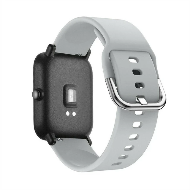 Comprar Correa de silicona de 20mm para reloj inteligente Xiaomi Huami Amazfit  Bip Lite/Bip S/Bip U/Pop Pro para Huami Amazfit GTS 3