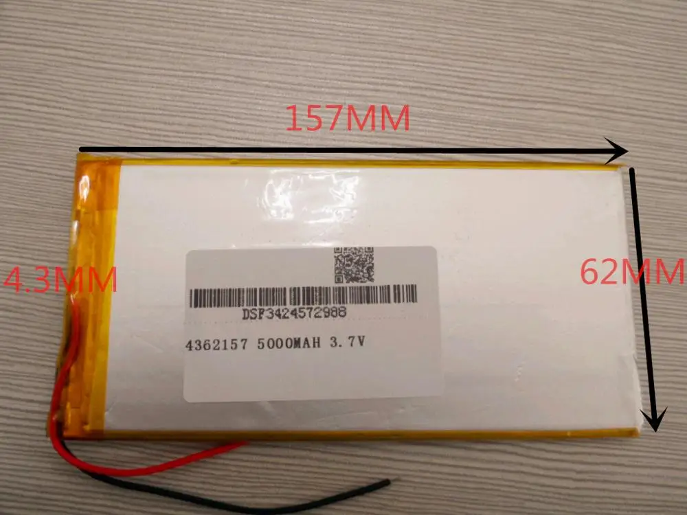 Батарея e8hd M50D Оригинальная батарея 4362157 3 7 в 5000 мАч|3.7v 5000mah|battery 5000mah 3.7vbattery 3.7v |