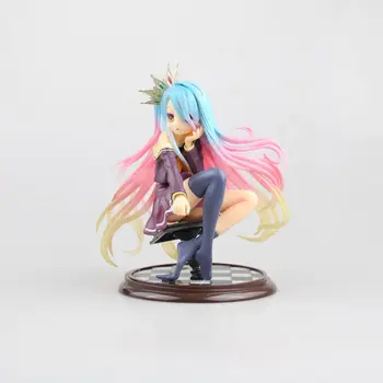 

NO GAME NO LIFE Shiro 1/7 scale painted anime action figure cartoon peripheral sitting posture decoration collection