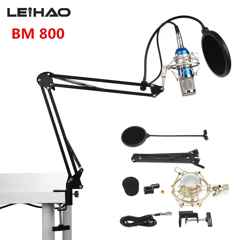 2017 Hot sale Professional BM 800 Condenser Microphone BM 800 Cardioid