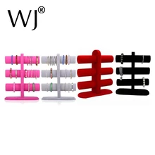 Манекен Бархатный Браслет витрина для наручных часов деревянная стойка 3 слоя т барный браслет держатель Браслет Стенд стойка для цепочек