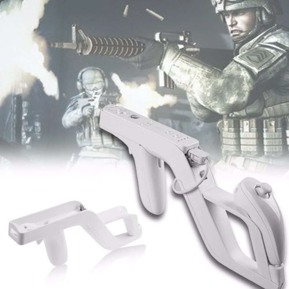 Games Remote Control Shooting Gun Games Remote Controller for Nintendo Wii Zapper Nunchuk Motion Plus Remote