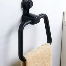 KLX-anneau à ventouse forte sous vide, poinçon de cuisine, crochet pour serviette, étagère de rangement à la maison salle de bains porte-serviettes