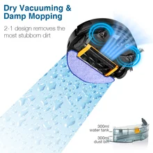 Robotic Vacuum Cleaner, Alexa Control, Wet & Dry Moping Auto Self Charging