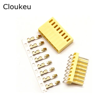 

20Sets KF2510 11P Bending pin Connecting terminal KF 2.54mm 11Pin Connector Plug+Socket+Metal reed