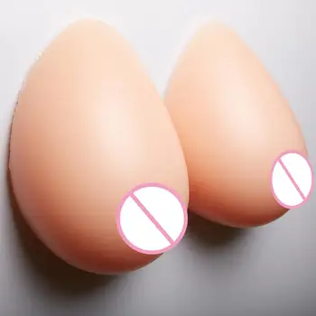 

Top quality A B C D 1000g Cup Realistic Silicone Fake Breast Teardrop-Shaped Soft Pad Crossdresser Full Ladies False Boobs Forms