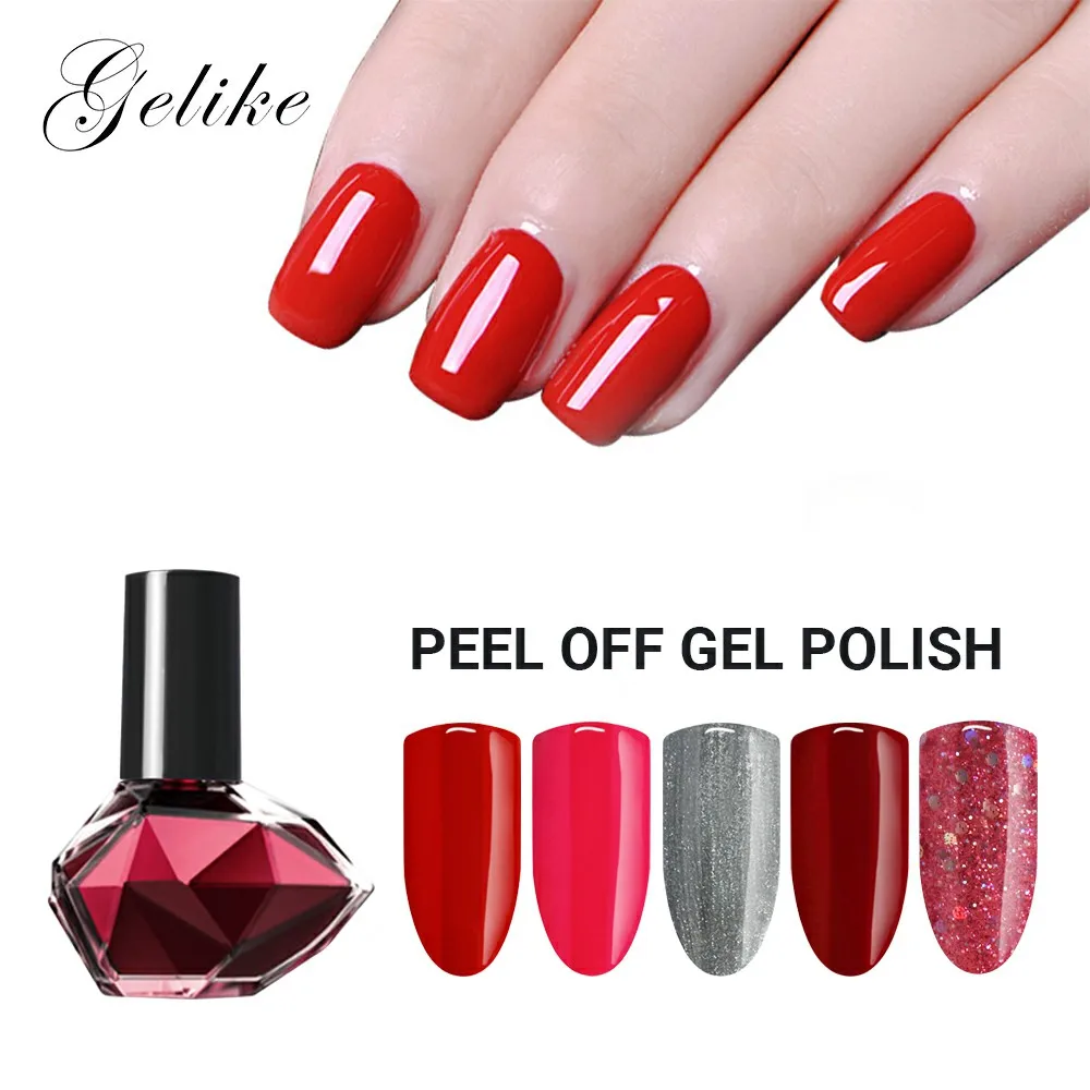 Buy Gelike 10ml Colour Nail Polish Peel Off Nail Art