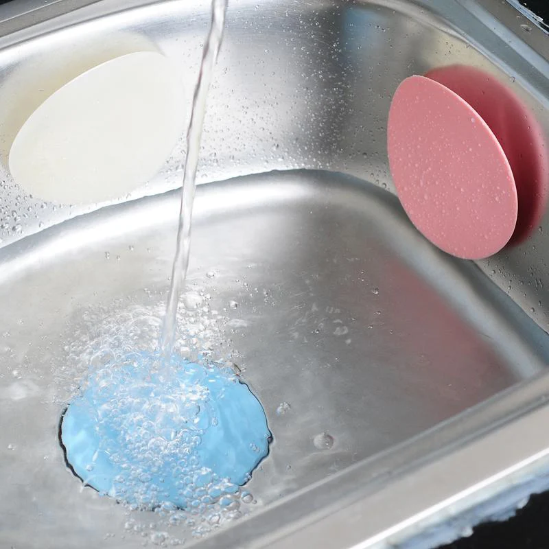 Rubber Water Sink Stopper Drain Plug Circle Silicon Bathroom Leakage