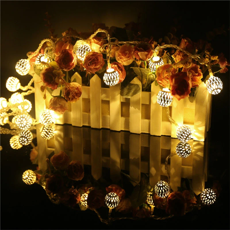New Year Garland Led Christmas Lights Outdoor Kerstverlichting Luces De
