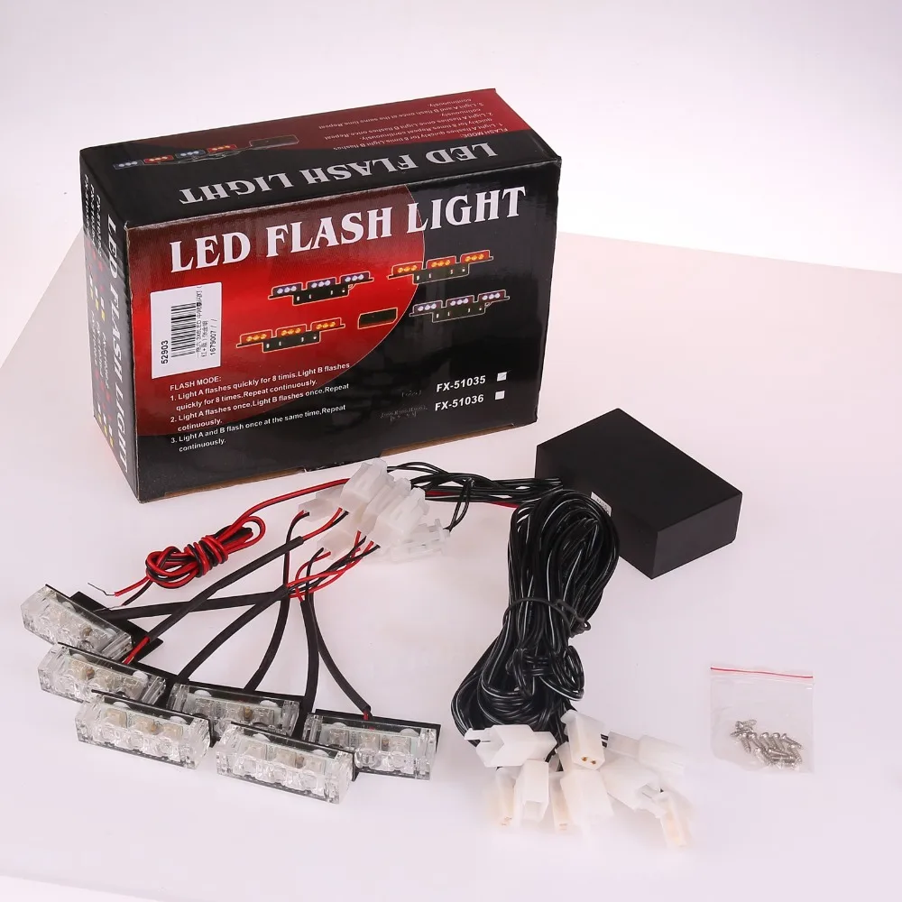 6 Bars Car Strobe Light
