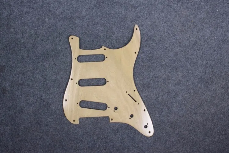 Ручной работы Pickguard ashtree#1605H-4 Электрический S trat гитара дерево SSS