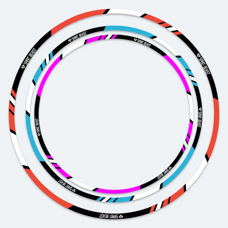 

1 Set Car Wheel Strips Stickers Decals Reflective Rim Tape Bike Motorcycle Car Styling Refitting DIY 10 12 14 18 inch tyres