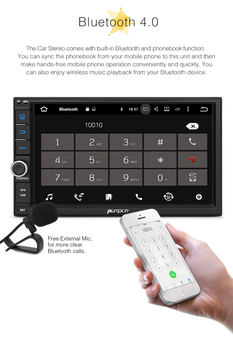 Excellent Pumpkin 2 Din 7