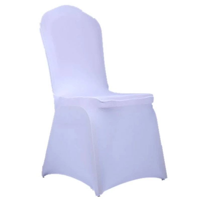 

100Pcs Universal Spandex Chair Cover for Wedding Banquet Party Reception Anniversary Decoration Chair Slipcover White - US Stock