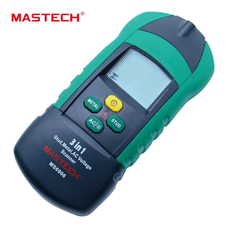 MASTECH MS6906 3 в 1 многофункциональный металлический сканер напряжения переменного тока тестер Толщиномер w/NCV тестер+ детектор древесины
