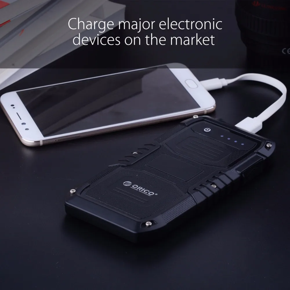 ORICO Multi-Function Car Emergency Battery Charger Mini Portable Mobile Power Bank 4000mAh Booster Starting Power Bank
