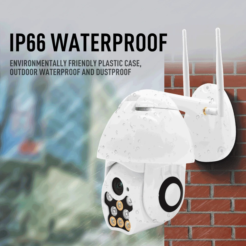 

1080P PTZ IP Camera Outdoor Speed Dome Wireless Wifi Security Camera Pan Tilt 4X Zoom IR Network CCTV Surveillance ONVIF