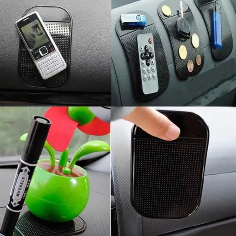 

VODOOL Car Dashboard Anti-Slip Mat For Mobile Phone Sunglasses MP3 GPS Keys Non Slip Mat Sticky Pad Holder Interior Car Styling