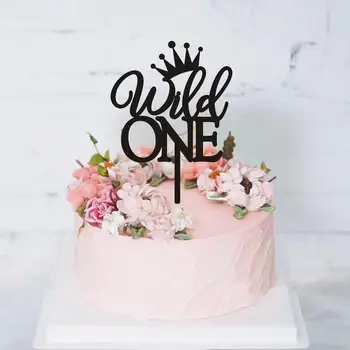 

Wild One Cake Topper Wild One Birthday First birthday cake topper Wild One Cake Smash Wild One Crown Cake Topper