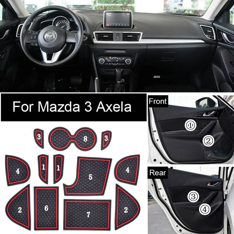Non Slip High Quality Interior Soft Rubber Cup Holder Pad Door Panel