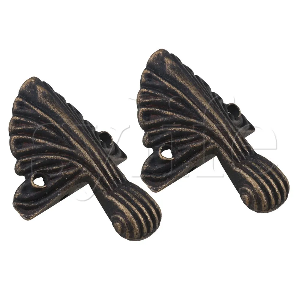 

10pcs Zinic Alloy Corner Protector with Foot for Gift Boxes Table Craft