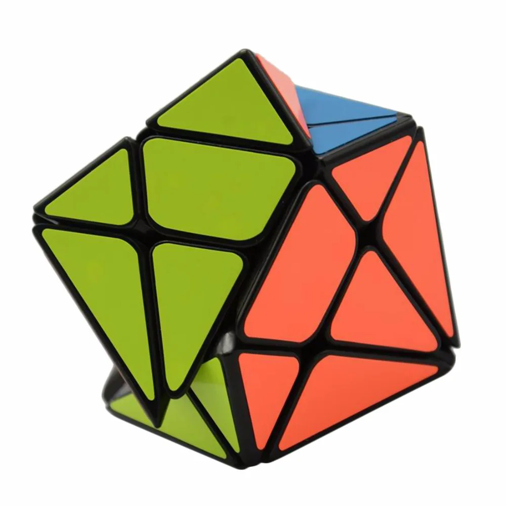 Yongjun YJ ось Magic Cube изменения нерегулярно Jinggang Скорость Cube с матовым Стикеры YJ 3x3x3 черный корпус кубика Новый - изображение