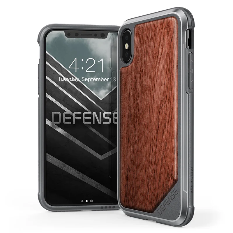 X-Doria Defense Lux чехол для телефона iPhone XS X военный класс падение протестированный анодированный алюминиевый защитный чехол Крышка для iPhone X