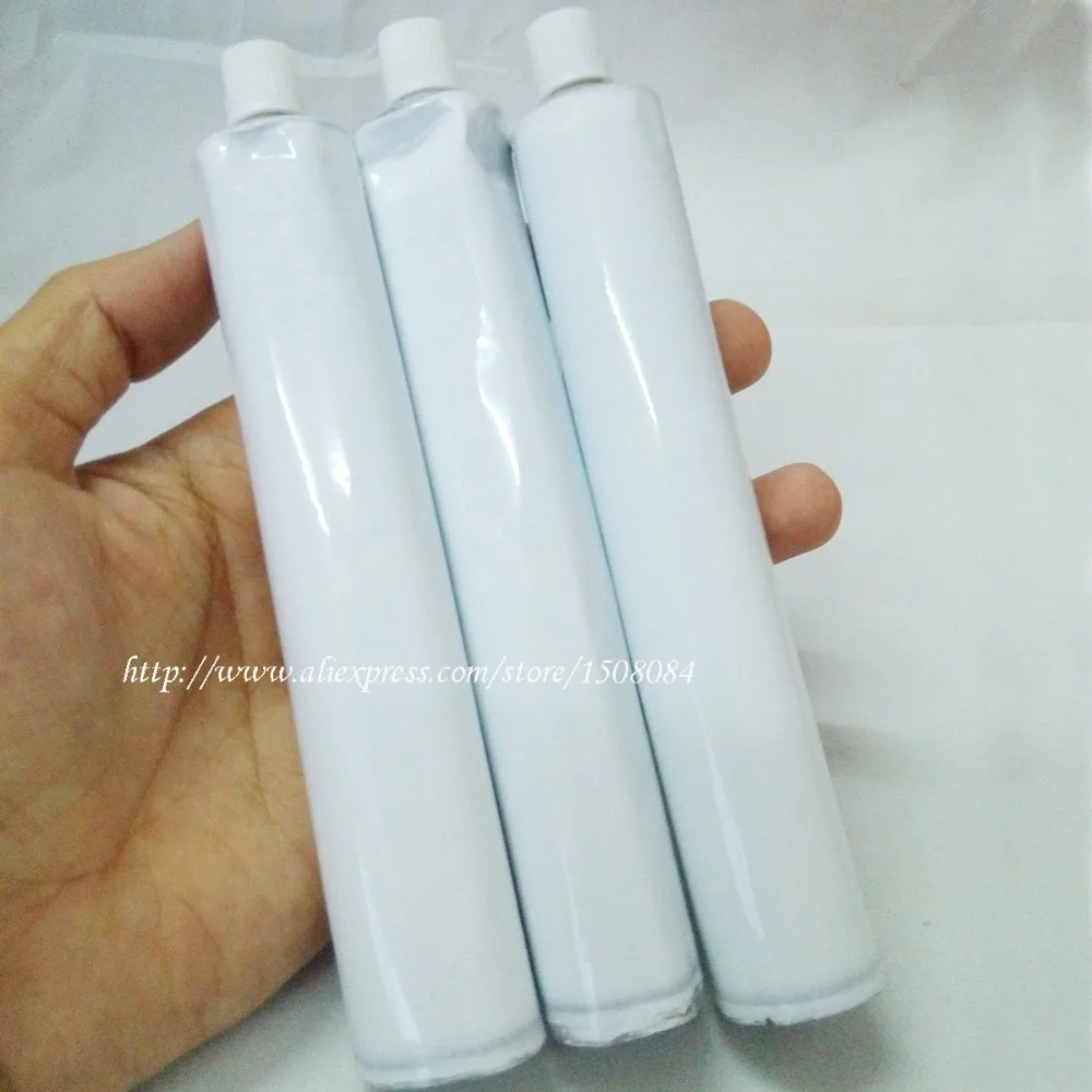 Wholesale 200pcs/Pack 50ml Aluminum Empty Toothpaste Tubes Needle Cap