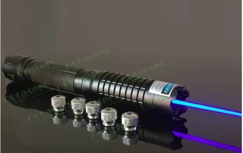 

HOT! High power mw Blue laser pointer 1000000m 450nm SOS Lazer Flashlight Burning match/Burn light cigars/candle/black Hunting