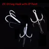 Balleo 20pcs/lot 1#/2#/4#/6#/8#/10 CP Point Treble Hook 2X strong for huge big sea fishing Tuna Fishing with  inverted T Groove ► Photo 2/5