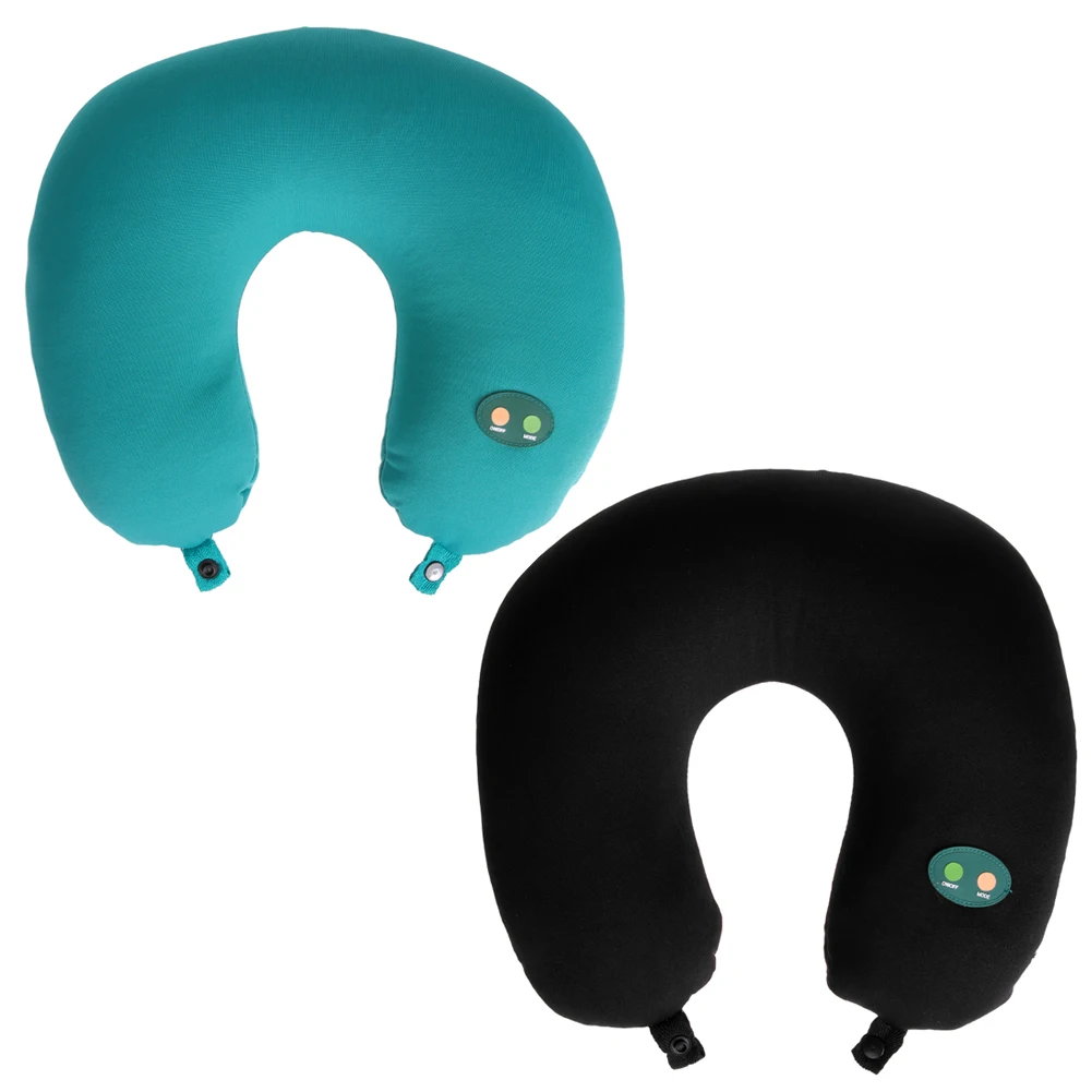 Подушка для шеи u-образные подушки для путешествий на батарейках эргономичная подушка для массажа головы и шеи офисная подушка для мужчин и женщин E5M1