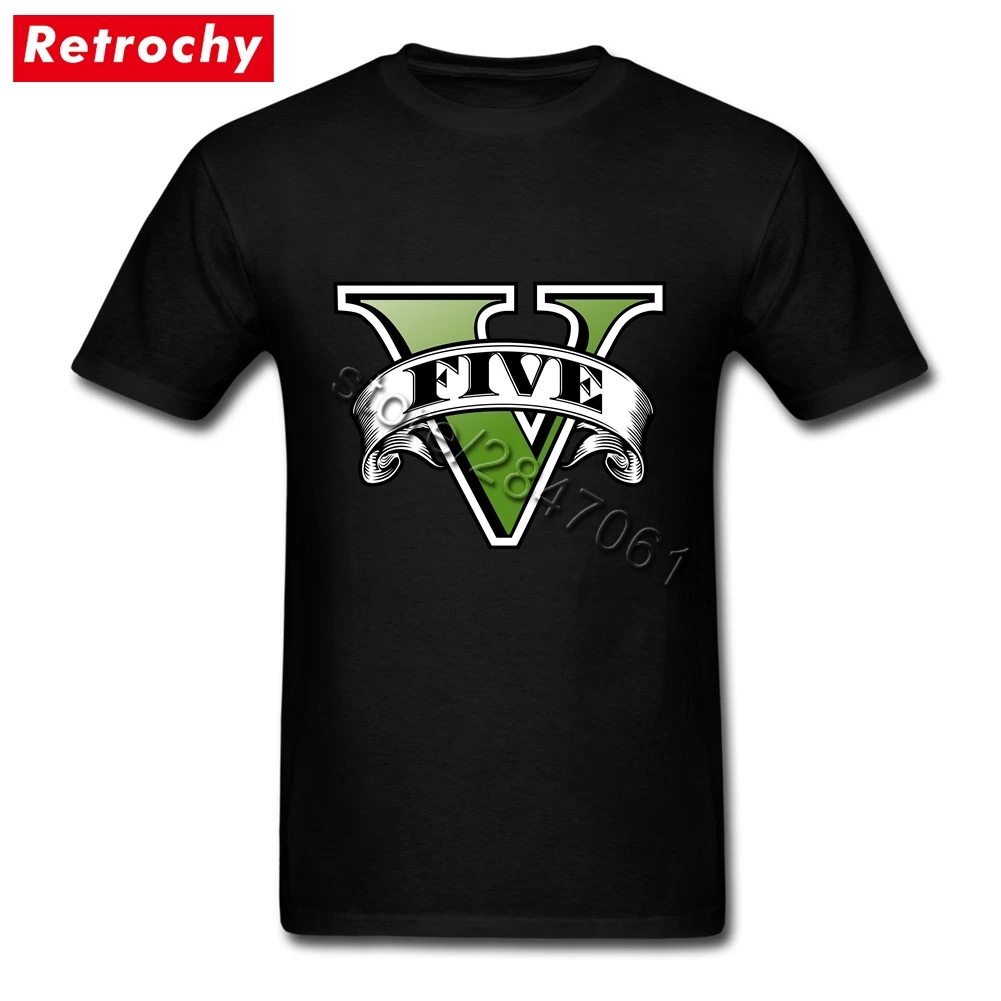 2017 Designer Shirt GTA 5 GRAND THEFT AUTO V Logo T Shirt for Men