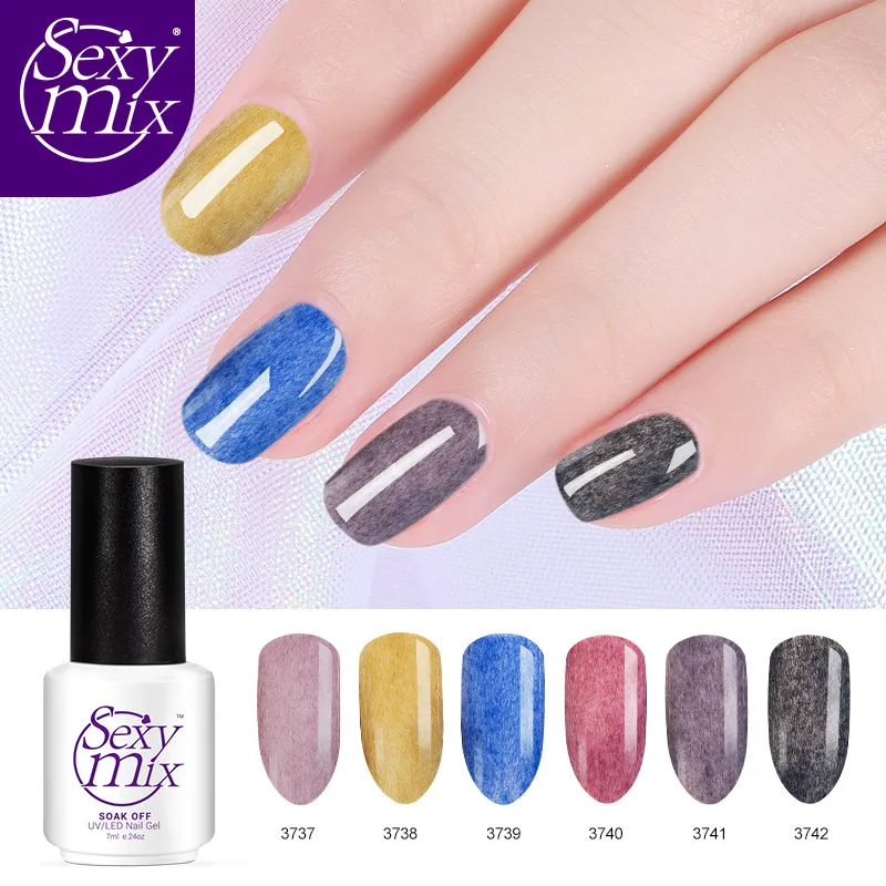 

SEXY MIX UV Nail Gel Polish Soak Off Long Lasting Blue Color Gel Lacquer Semi Permanent Salon Led Nail Varnish