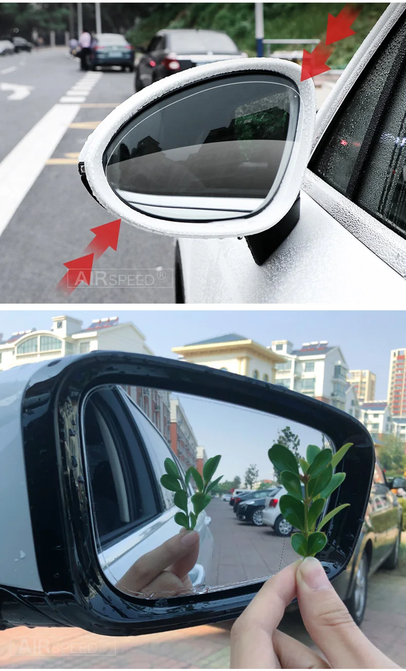 Car Rearview Mirror Protective Film Anti Fog Glare Waterproof Film for Skoda Karoq Kodiaq GT Kamiq Octavia Superb Accessories (7)