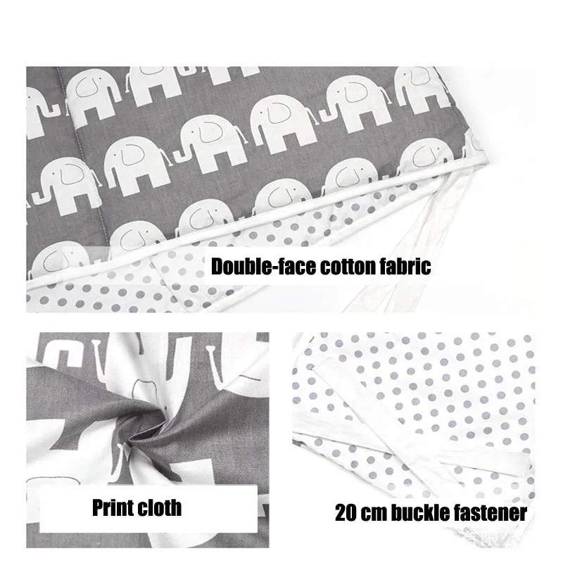 4 шт./компл. детская кровать протектор кроватки бампер колодки детская кровать бампер в кроватку бампер безопасности из смеси хлопка Детский Комплект постельного белья