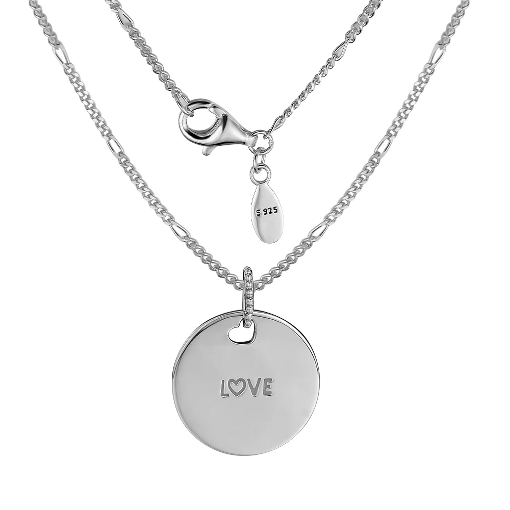 

Колье в виде диска с надписью «Love Disc»