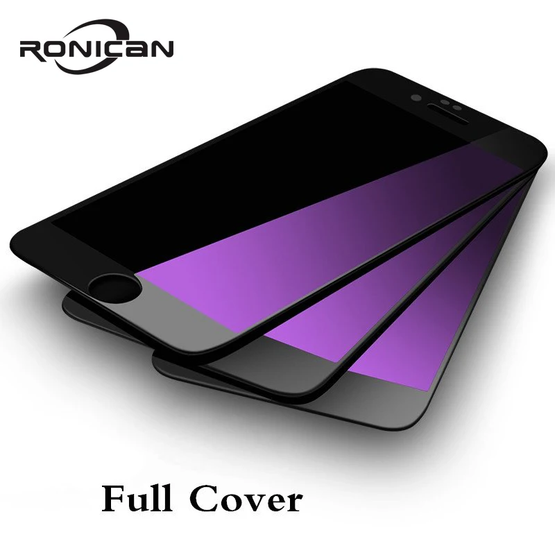 

RONICAN Full Cover Tempered Glass For Apple iphone 6 Plus 6s Plus Screen Protector Anti Blue Light Protective Film for iphone 6