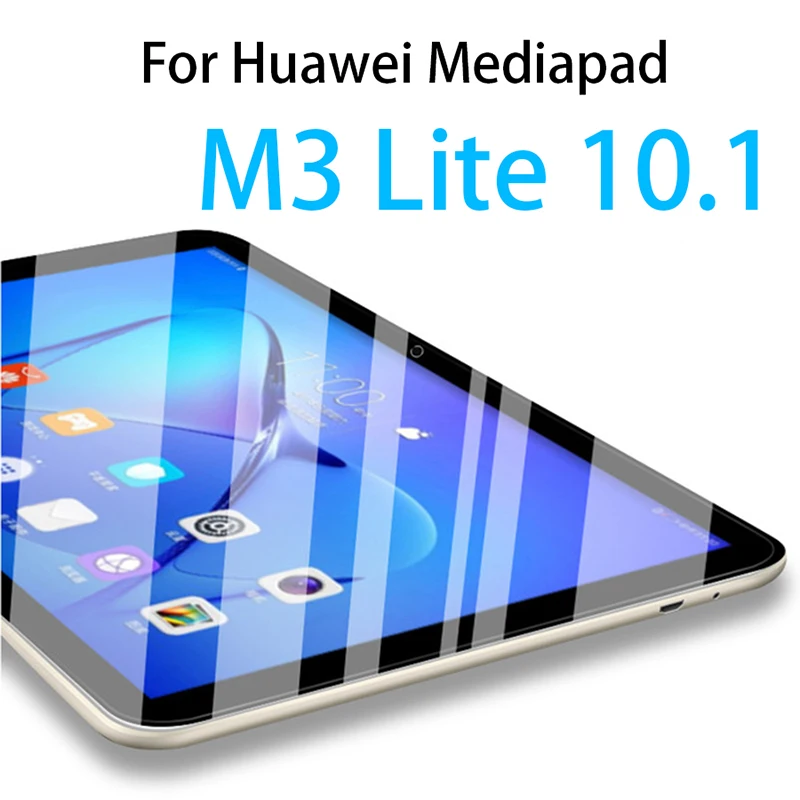 Защитное стекло на планшет для huawei Mediapad T3 7 glass M3 Lite M5 Pro T1 Wifi Версия 8 8,4 9,6 10,1 10,8 закаленное стекло - Цвет: m3 lite 10.1