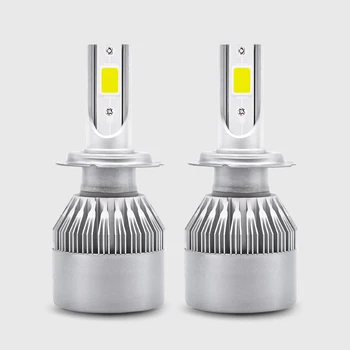 

Auto C6 Car Headlight Bulbs H4 LED H7 H1 H3 H11 Hb3 Hb4 9005 9006 6500K Bulb IP68 3800LM 12V 24V 880 H13 Headlamp Kit Fog Light