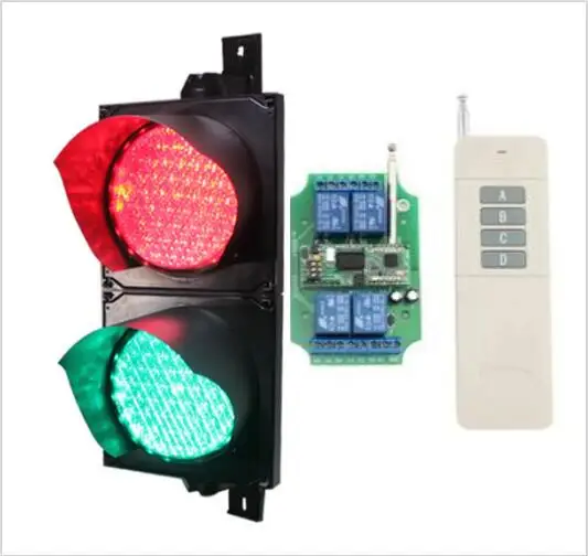 200mm remote control led traffic light in red green colorsin Traffic