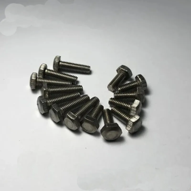 

3pcs M8 titanium Hexagon Screw Pure titaniums Corrosion resistant bolt 10mm-55mm Length