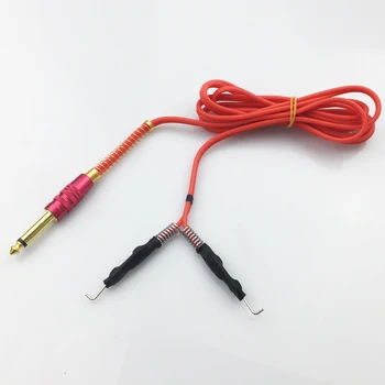 

1pcs Red Super Soft Silicone Tattoo Clip Cords 6 Foot 1.8m Tattoo Clip Cord for Tattoo Power Supply Machine free shipping
