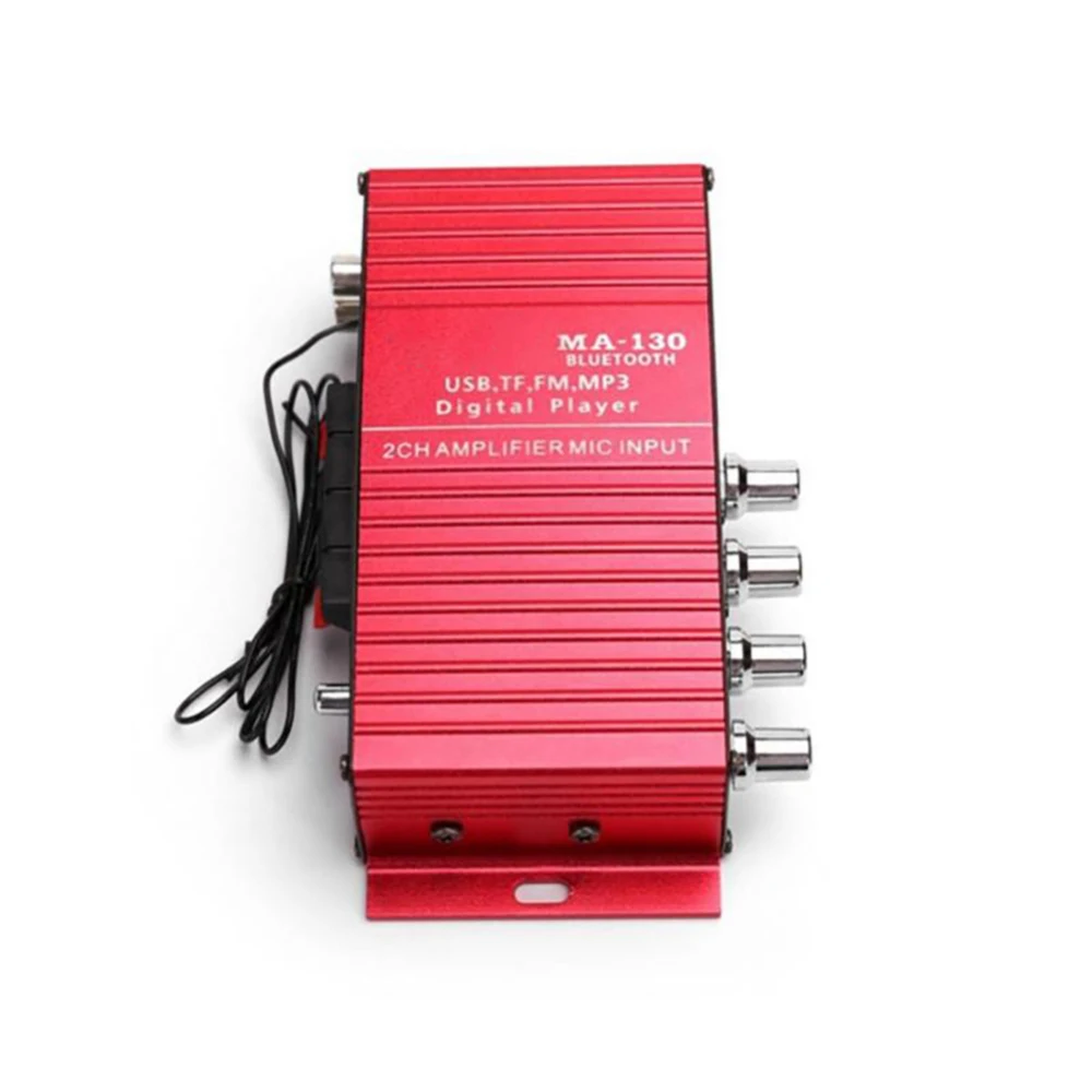 DC 12V Mini amplifiers audio hifi stereo sound Car Bluetooth Microphone Power Amplifier Power Intelligent Audio Amplifier