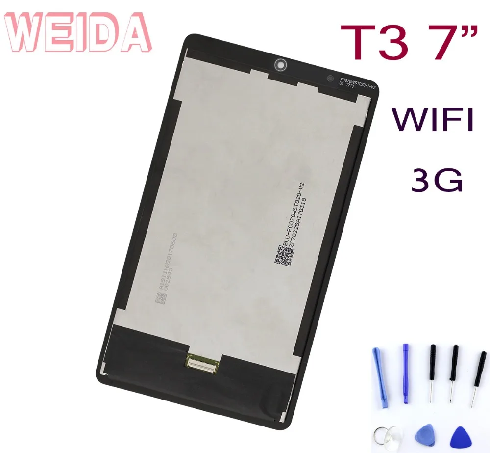 WEIDA/LCD Замена 7 &quotдля Huawei MediaPad T3 0 3G/Wi Fi ЖК дисплей с сенсорным экраном в сборе BG2 W09 U01
