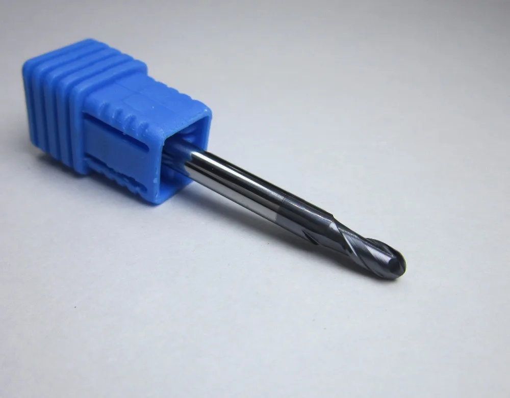 radius 1.75mm dia=3.5mm HRC45 2 flutes Carbide Ball Nose End Mill milling cutter