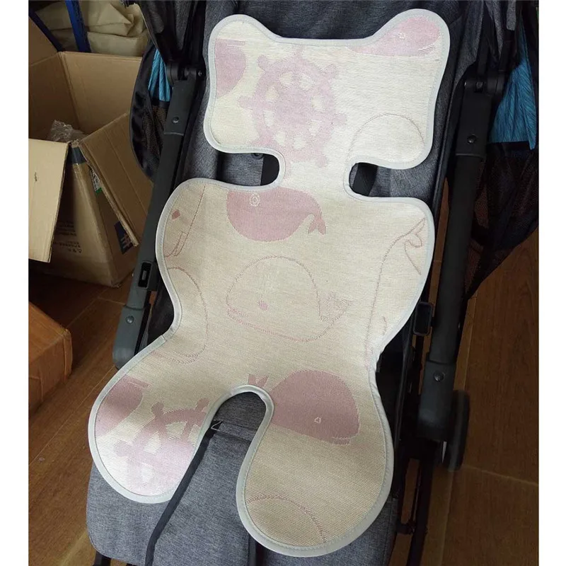 Детская дышащая подстилка для коляски автомобиля высокий стул сиденье Подушка для новорожденного вкладыш коврик протектор чехол детский крутой многоразовый детский ротанговый коврик 18