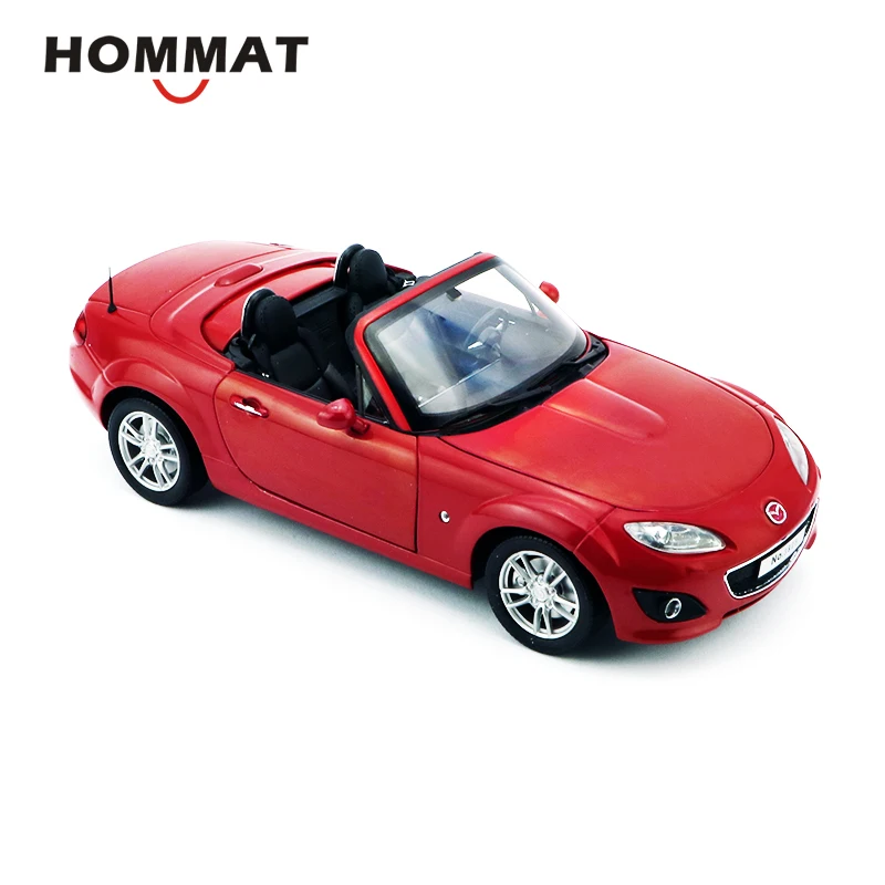 HOMMAT моделирование 1:18 Масштаб Mazda MX-5 сплав литья под давлением модели автомобилей спортивный автомобиль модель подарок коллекция