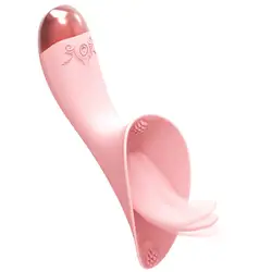 Секс-игрушки для вибратор для женщин Женский Секс G-spot Стимулятор клитора стимуляторы всасывания Вибраторы вылизывание языка #4MM22