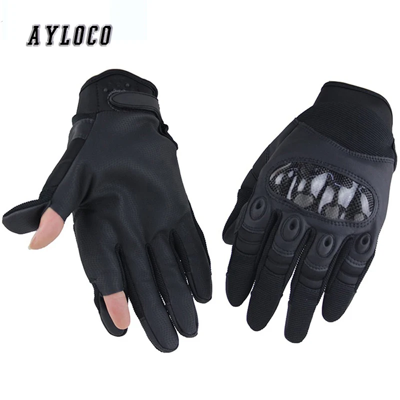 

Outdoor Sports Gloves Full Finger Tactical Military Anti-skid Protection Gloves B14 Motorcycle Cycling Racing Gloves