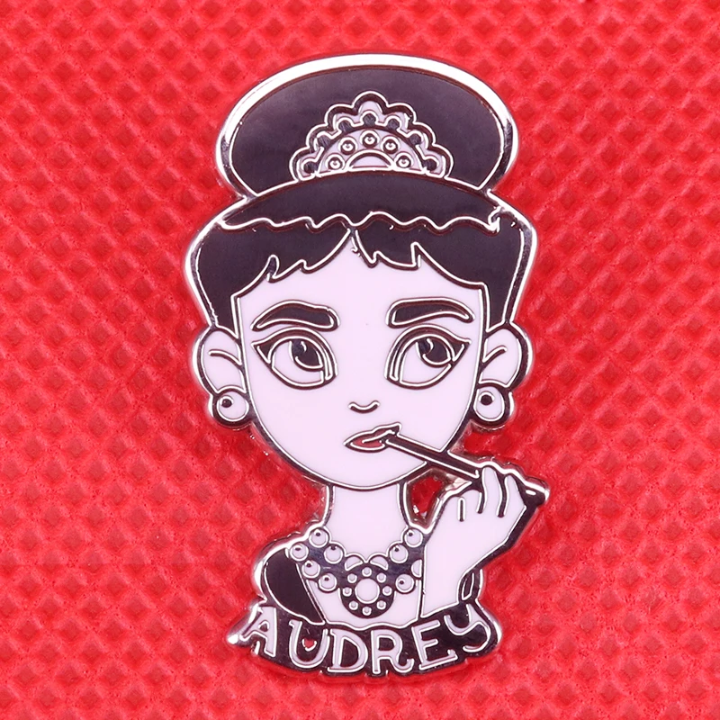 

audrey pin Enamel pin